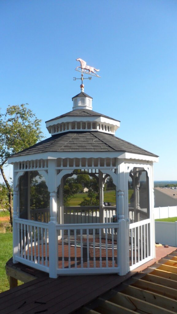 10ft Octagon Vinyl Gazebo