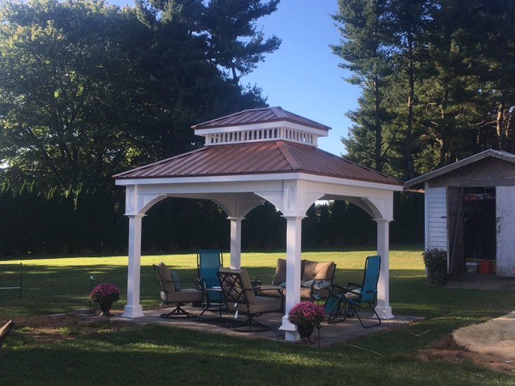 10ft x 12ft Vinyl Pagoda Roof Pavilion