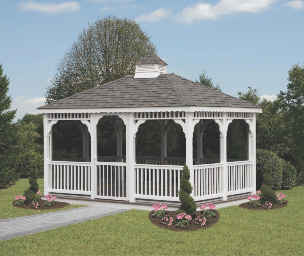 10ft x 14ft Rectangle Vinyl Gazebo