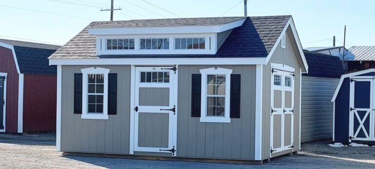 10x16 Dormer Shed