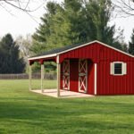 Lean-to Horse Barn