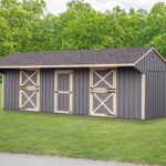 2 Stall Horse Barn with Tack Room