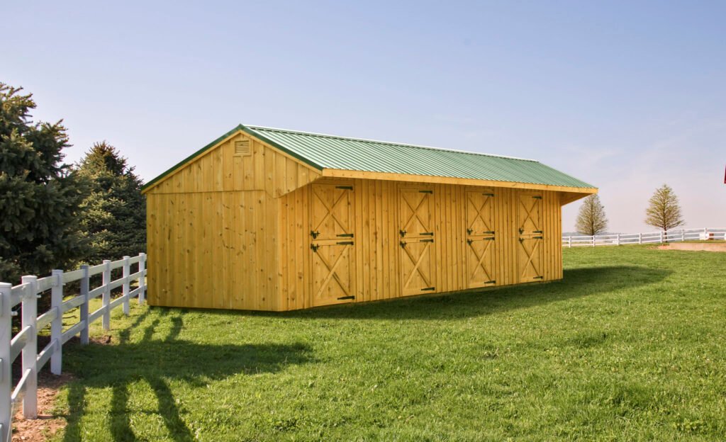 Four Stall Horse Barn