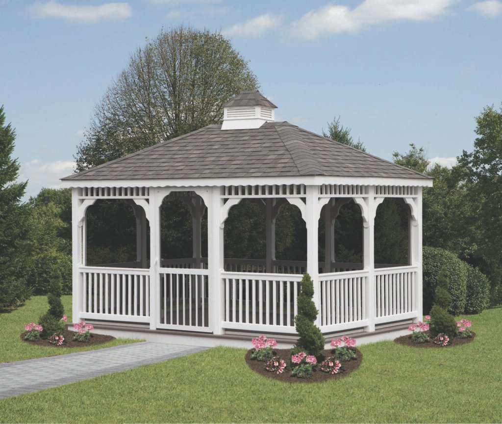 12ft x 14ft Rectangle Vinyl Gazebo