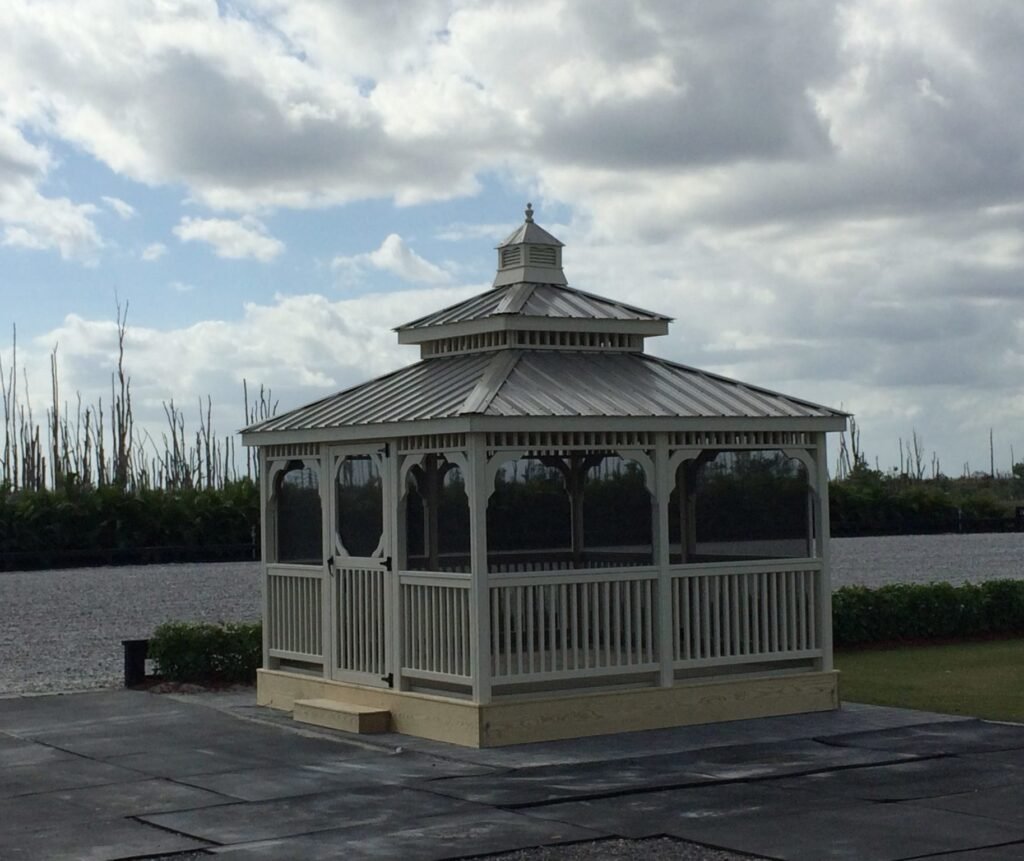 12ft x 14ft Rectangle Treated Pine Gazebo