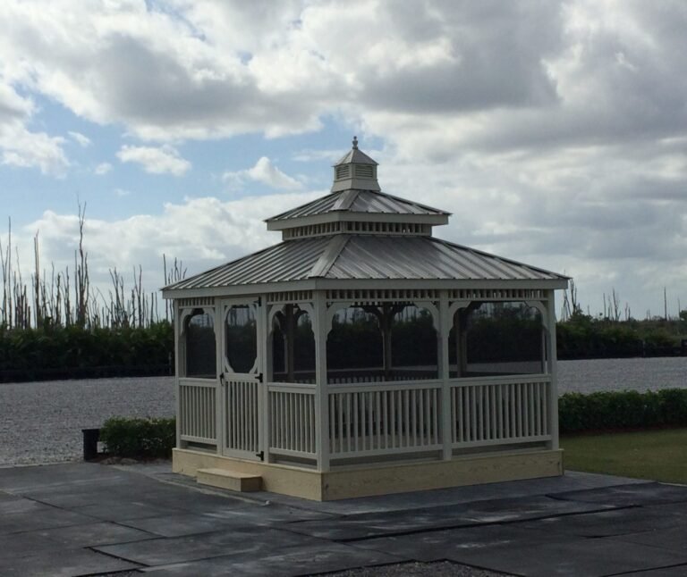 12ft x 14ft Rectangle Treated Pine Gazebo