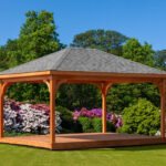 14ft x 16ft Cedar Hip Roof Pavilion