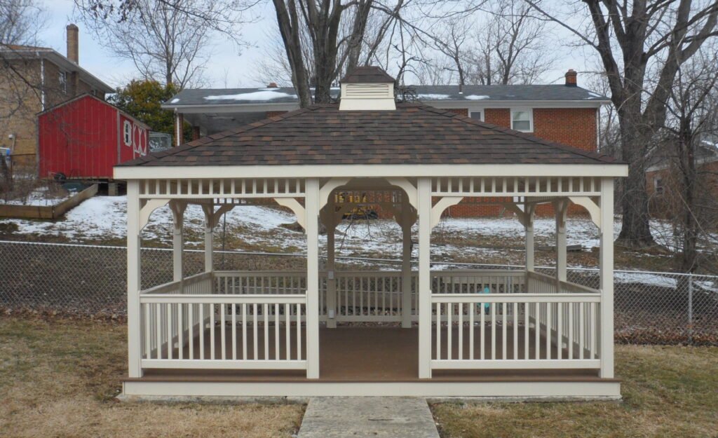 12ft x 16ft Rectangle Cedar Gazebo
