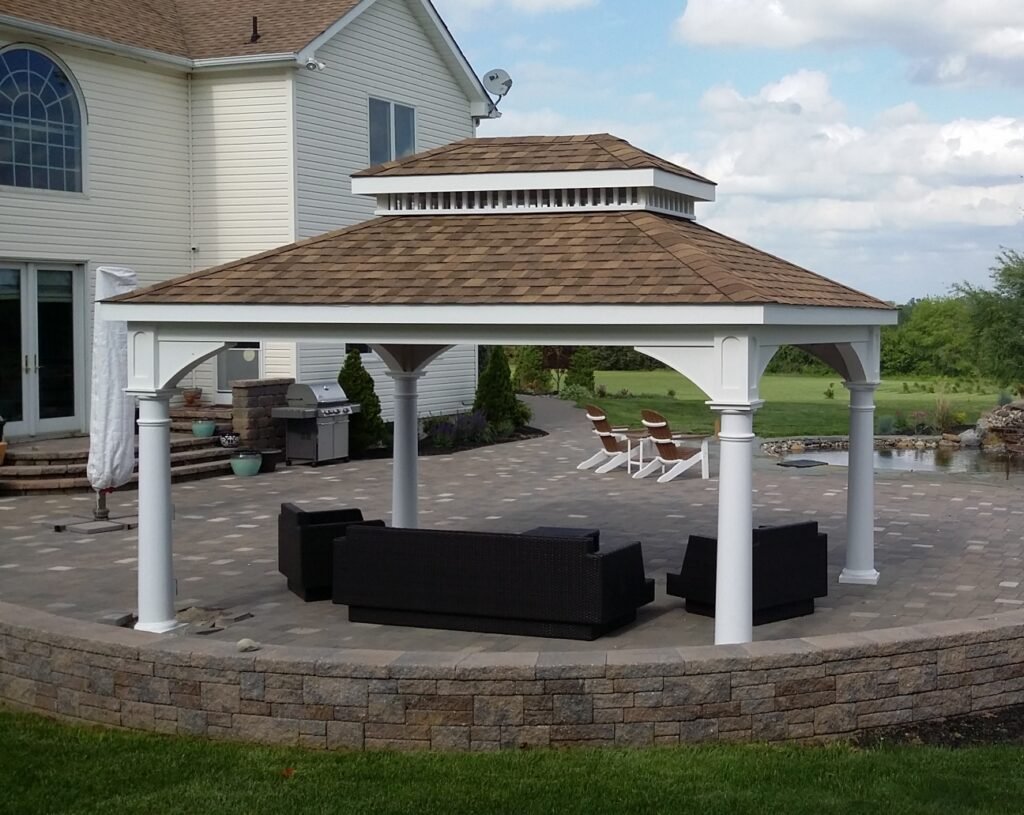 12ft x 18ft Vinyl Pagoda Roof Pavilion