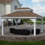 12ft x 18ft Vinyl Pagoda Roof Pavilion