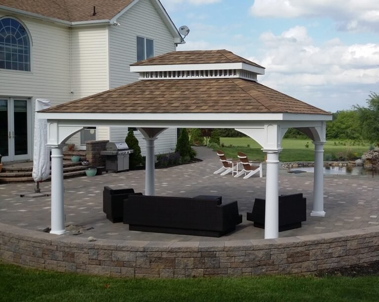 12ft x 16ft Vinyl Pagoda Roof Pavilion