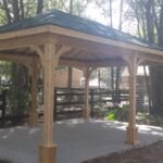 12ft x 20ft Cedar Hip Roof Pavilion