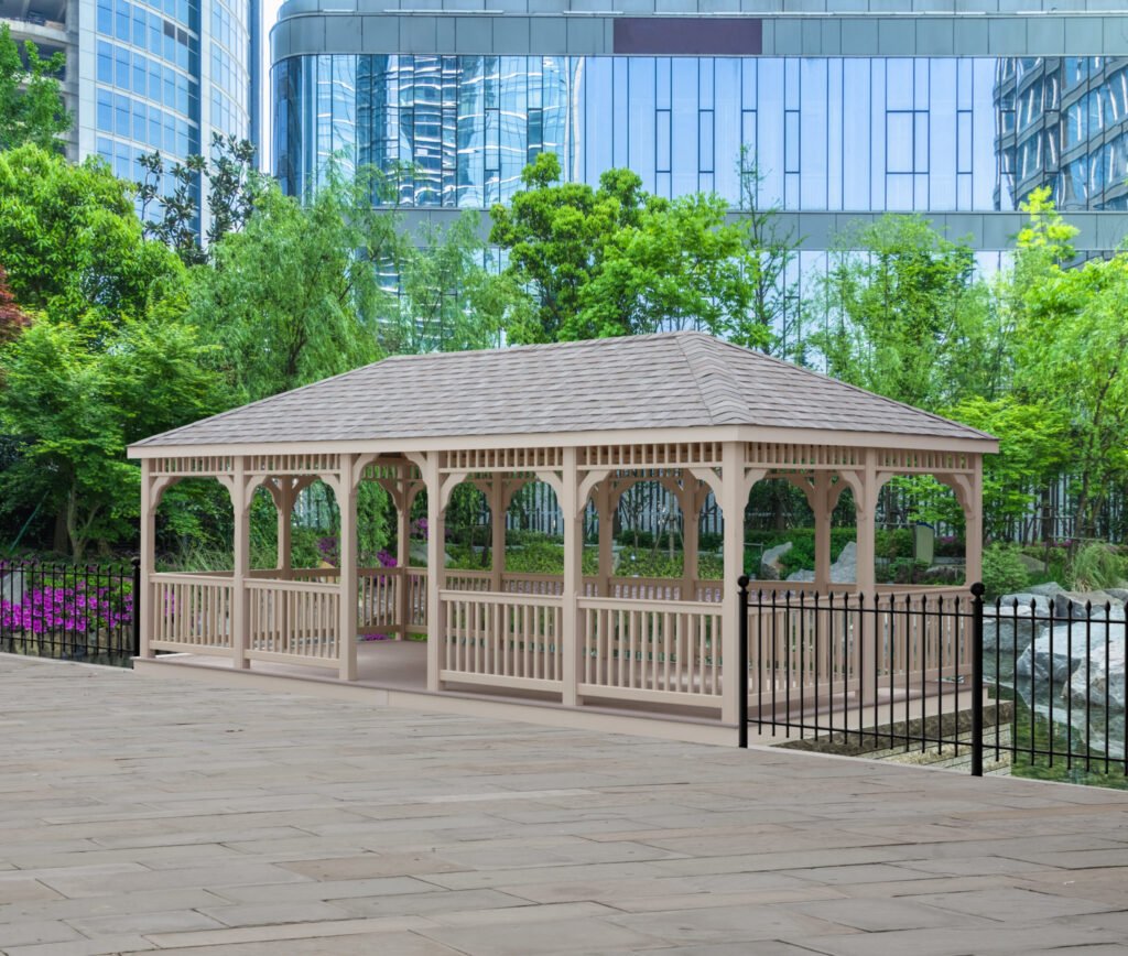 12ft x 24ft Rectangle Cedar Gazebo
