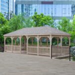 12ft x 24ft Rectangle Cedar Gazebo