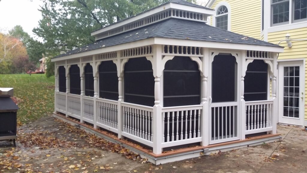 12ft x '24 Rectangle Vinyl Gazebo