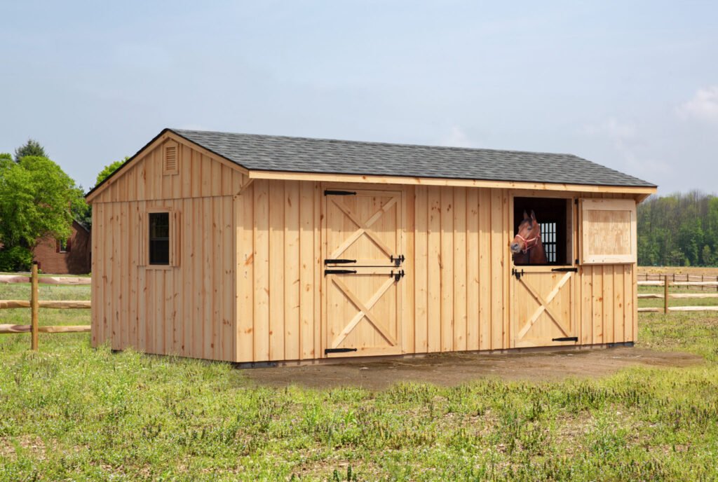 Two Stall Horse Barn