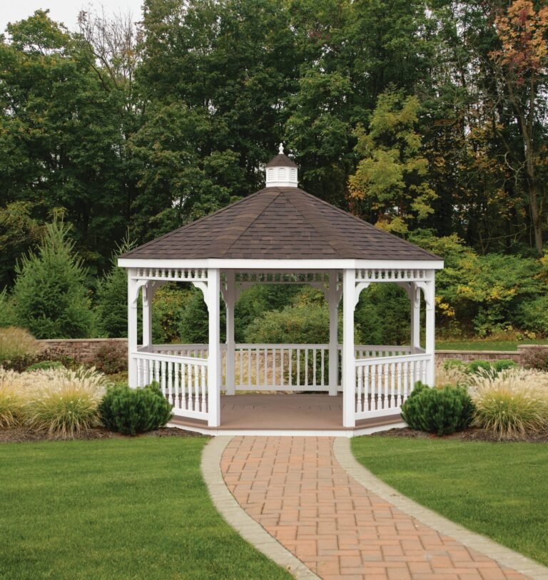 14ft Octagon Vinyl Gazebo