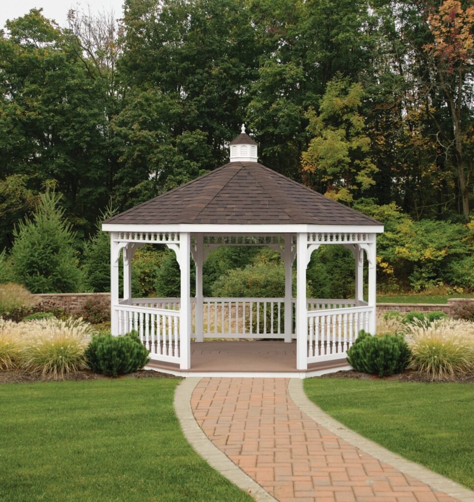 14ft Octagon Vinyl Gazebo