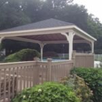 20ft x 20ft Pine Hip Roof Pavilion