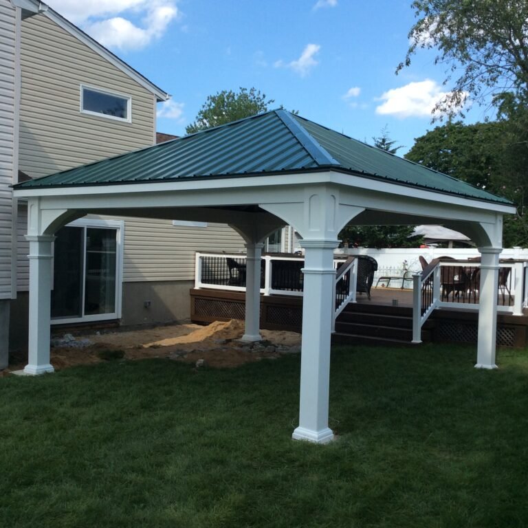 16ft x 16ft Vinyl Hip Roof Pavilion