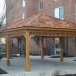 20ft x 36ft Cedar Hip Roof Pavilion