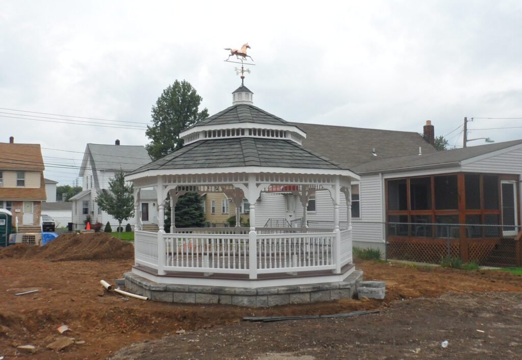 18ft Octagon Vinyl Gazebo