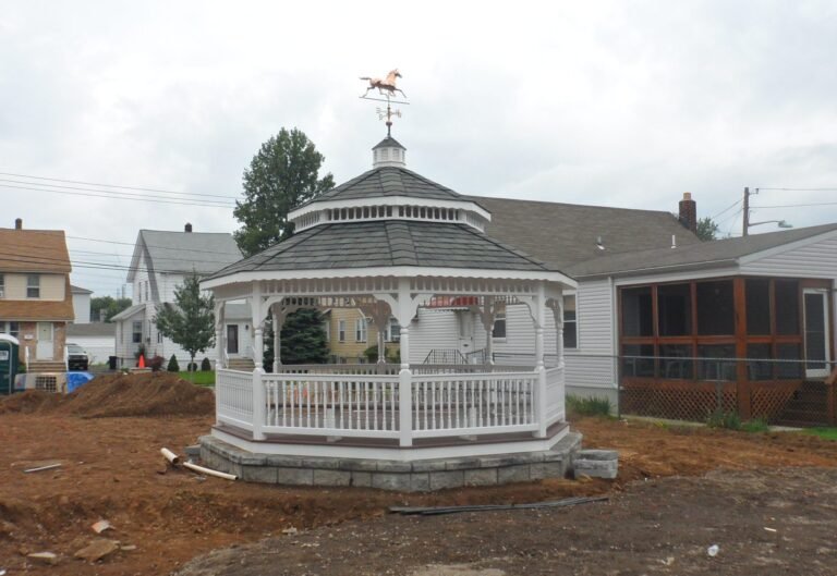 18ft Octagon Vinyl Gazebo