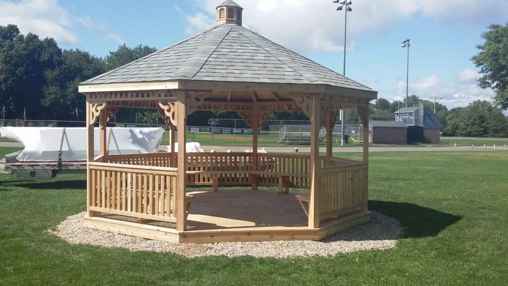 18ft Octagon Pressure Treated Gazebo