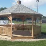 18ft Octagon Pressure Treated Gazebo