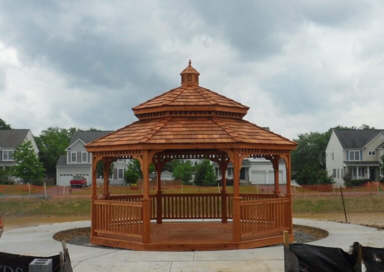 18ft Octagon Pressure Treated Gazebo