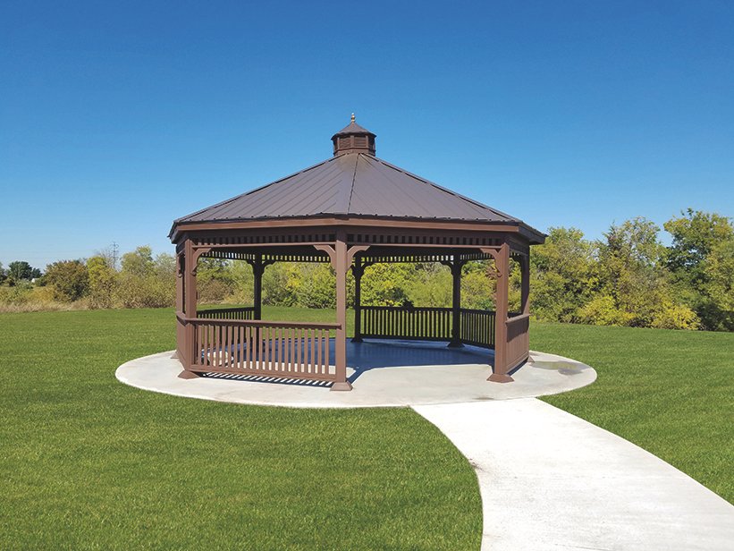 24ft Octagon Pressure Treated Gazebo