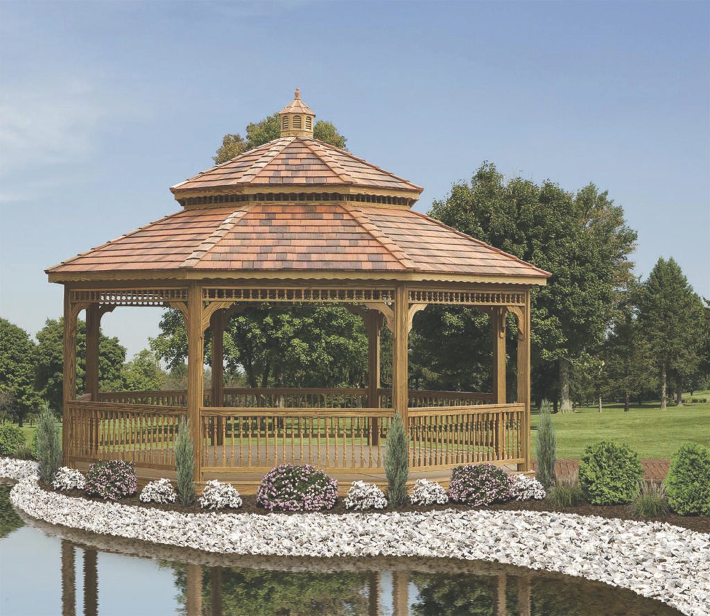 20ft Octagon Pressure Treated Gazebo