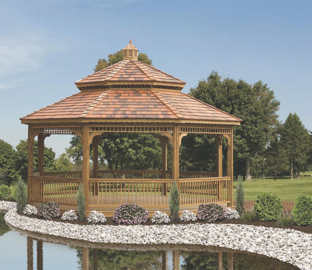 20ft Octagon Cedar Gazebo