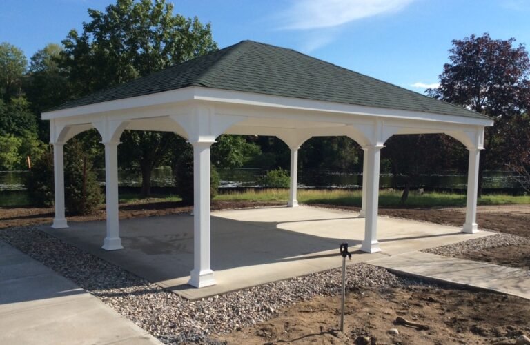 20ft x 32ft Vinyl Hip Roof Pavilion