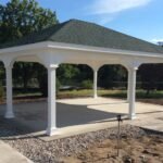 20ft x 24ft Vinyl Hip Roof Pavilion