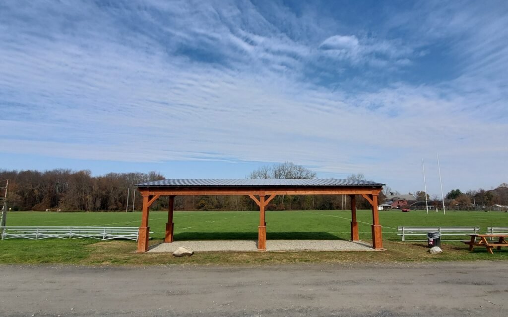 16ft x 24ft Cedar Lean-to Pavilion