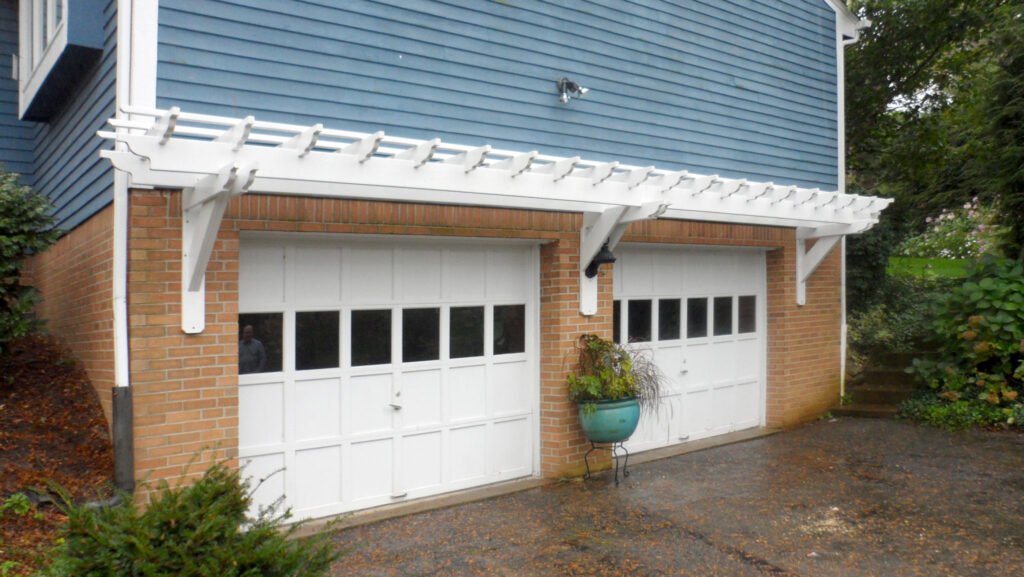 Vinyl Eyebrow Pergola