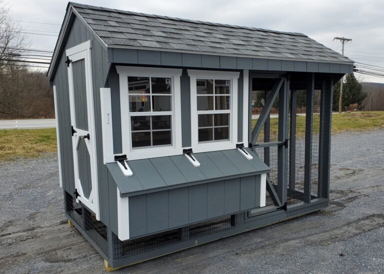 Quaker Chicken Coop with Run