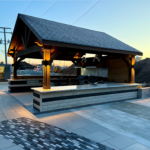20ft x 20ft Rough-Sawn Cedar Crown Pavilion
