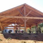 20ft x 40ft Rough-Sawn Cedar Crown Pavilion