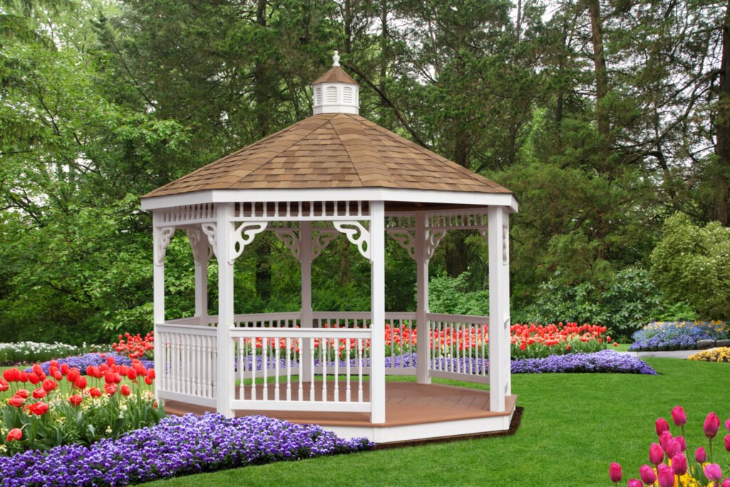 12ft Octagon Vinyl Gazebo