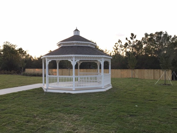 16ft Octagon Vinyl Gazebo