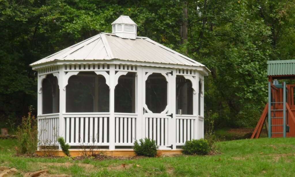 10ft x 16ft Oval Cedar Gazebo