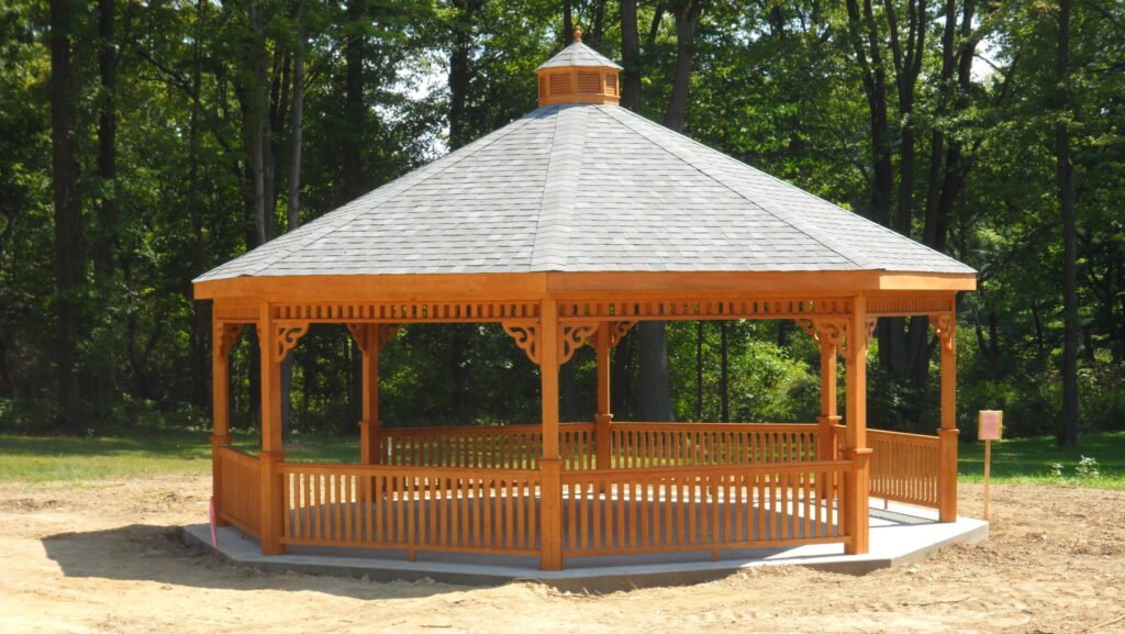 24ft Octagon Pressure Treated Gazebo
