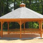 24ft Octagon Pressure Treated Gazebo