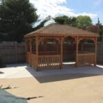 8ft x 8ft Rectangle Cedar Gazebo