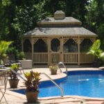 8ft x 10ft Oval Treated Pine Gazebo