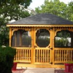 12ft x 20ft Rectangle Cedar Gazebo