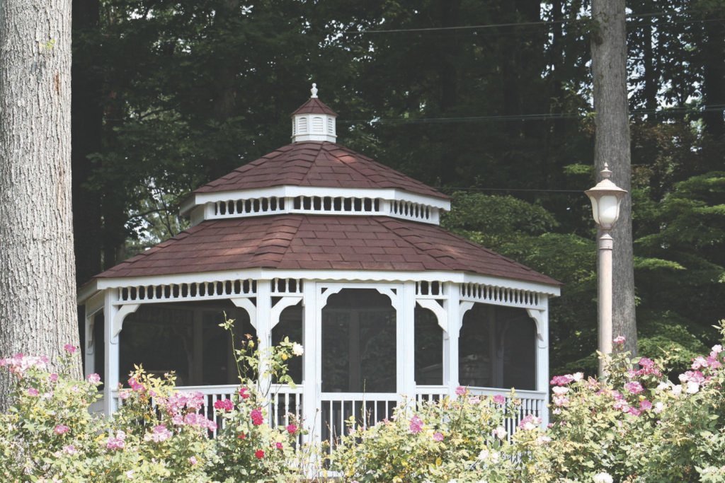 8ft x 12ft Oval Cedar Gazebo