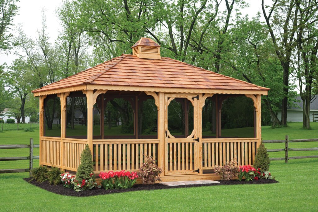 12ft x 12ft Rectangle Treated Pine Gazebo